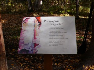 Poem of the Forgotten, installation, 2013